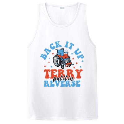 Independence Day Put It In Reverse Terry Funny 4th Of July PosiCharge Competitor Tank