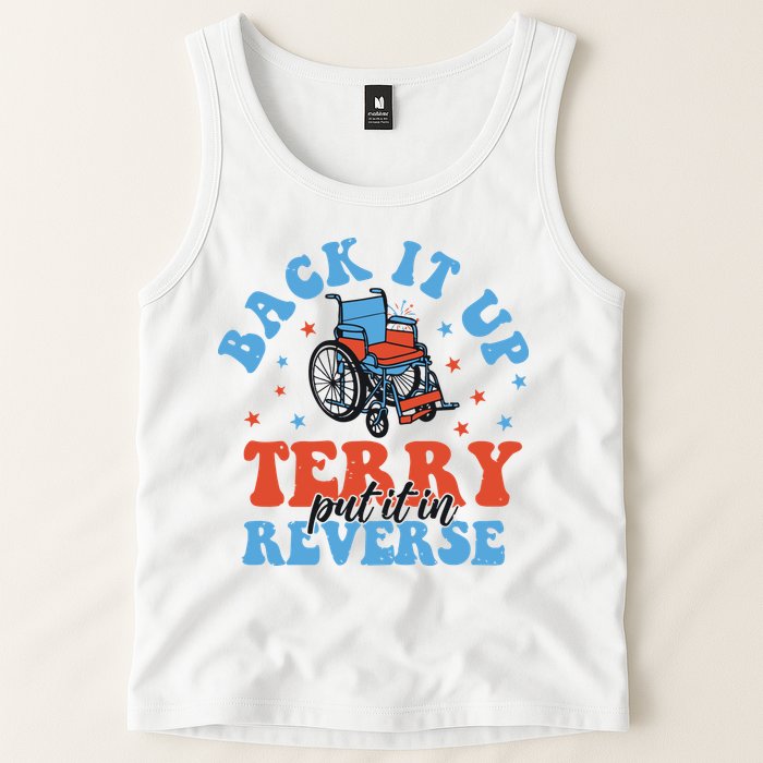Independence Day Put It In Reverse Terry Funny 4th Of July Tank Top