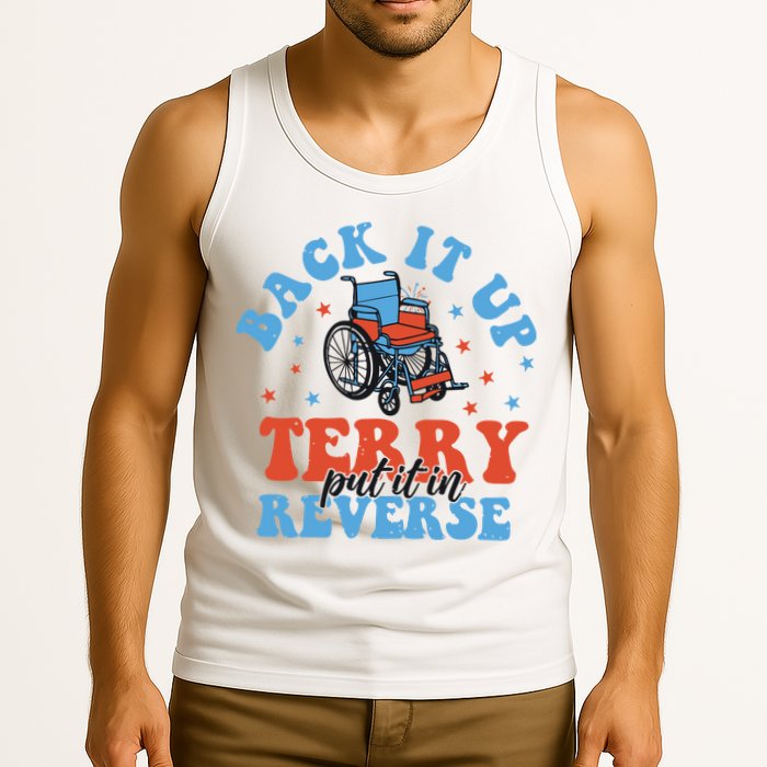 Independence Day Put It In Reverse Terry Funny 4th Of July Tank Top