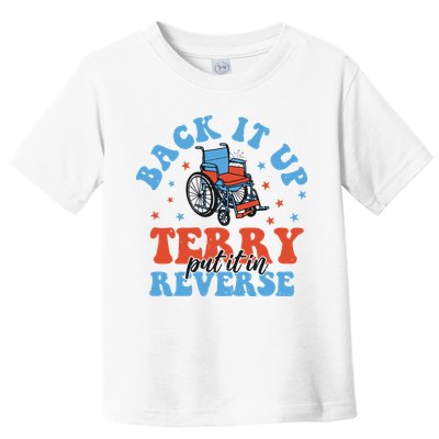 Independence Day Put It In Reverse Terry Funny 4th Of July Toddler T-Shirt