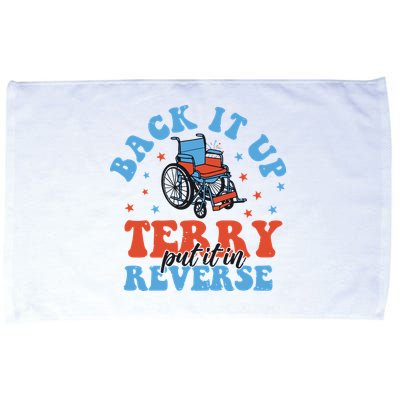 Independence Day Put It In Reverse Terry Funny 4th Of July Microfiber Hand Towel