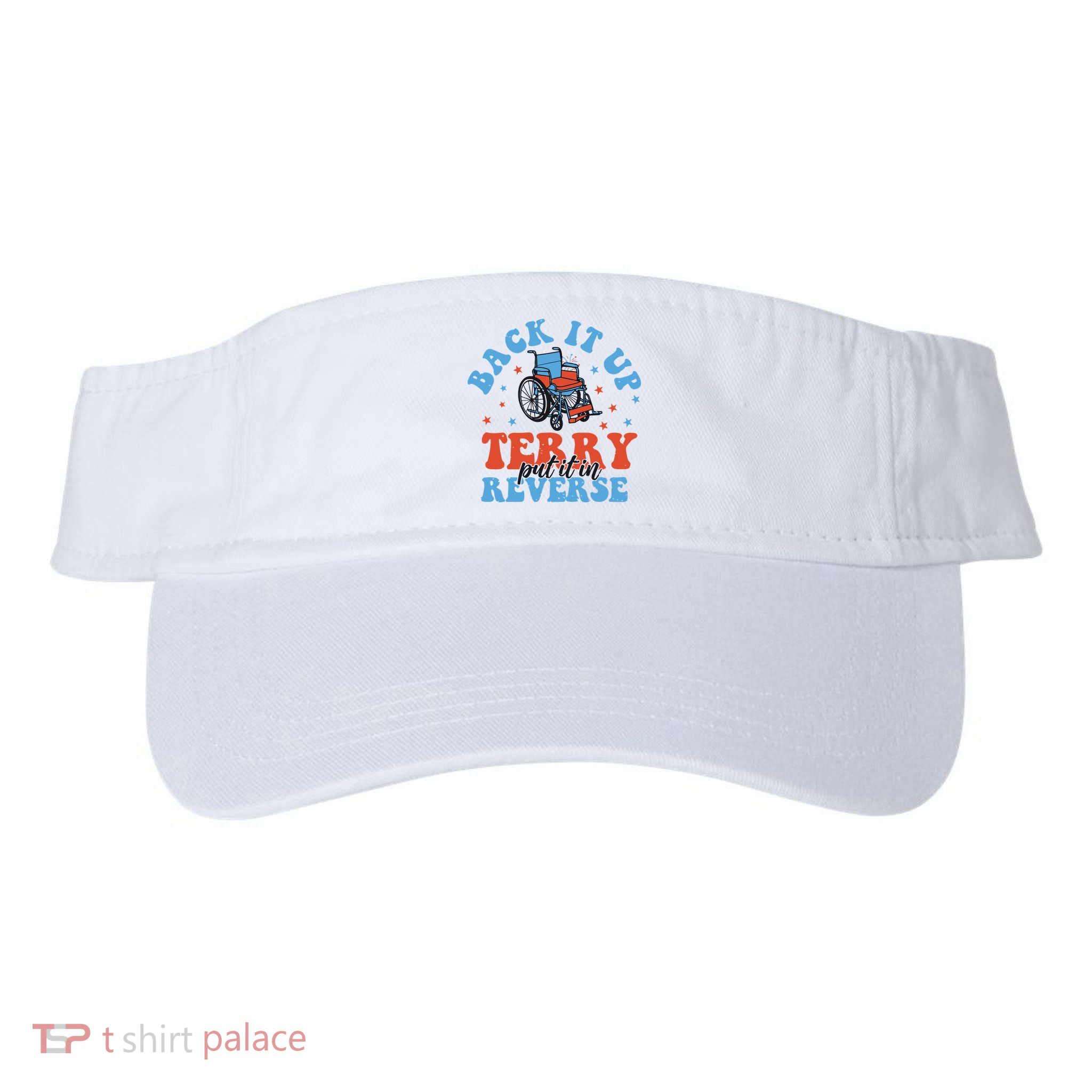 Independence Day Put It In Reverse Terry Funny 4th Of July Visor