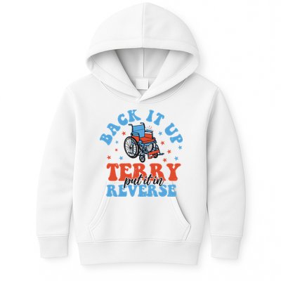 Independence Day Put It In Reverse Terry Funny 4th Of July Kids Hoodie