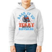 Independence Day Put It In Reverse Terry Funny 4th Of July Kids Hoodie