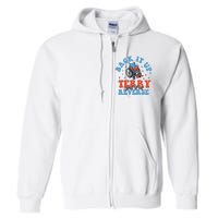 Independence Day Put It In Reverse Terry Funny 4th Of July Full Zip Hoodie