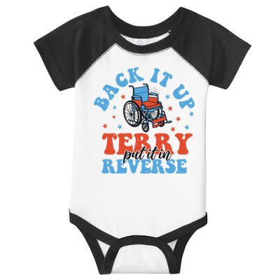 Independence Day Put It In Reverse Terry Funny 4th Of July Infant Baby Jersey Bodysuit