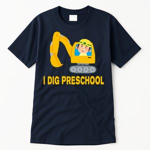 I Dig Preschool Bulldozer Tall T-Shirt