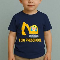I Dig Preschool Bulldozer Toddler T-Shirt
