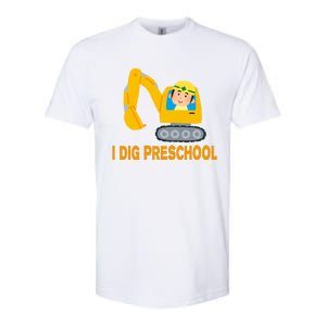 I Dig Preschool Bulldozer Softstyle CVC T-Shirt