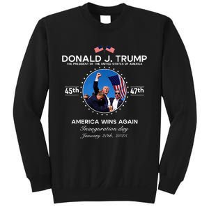 Inauguration Day President Donald Trump Won 2025 Sweatshirt