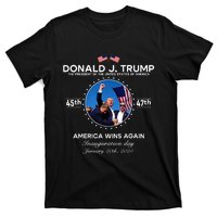 Inauguration Day President Donald Trump Won 2025 T-Shirt