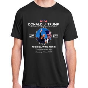 Inauguration Day President Donald Trump Won 2025 Adult ChromaSoft Performance T-Shirt