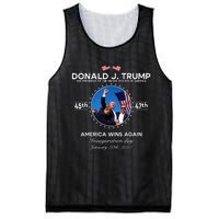 Inauguration Day President Donald Trump Won 2025 Mesh Reversible Basketball Jersey Tank