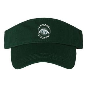 Irish Drinking Quote Cheers Fuckers Funny St Patricks Day Valucap Bio-Washed Visor