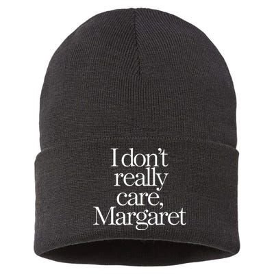 I Dont Really Care Margaret Sustainable Knit Beanie