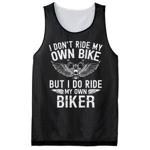 I DonT Ride My Own Bike But I Do Ride My Own Biker Mesh Reversible Basketball Jersey Tank