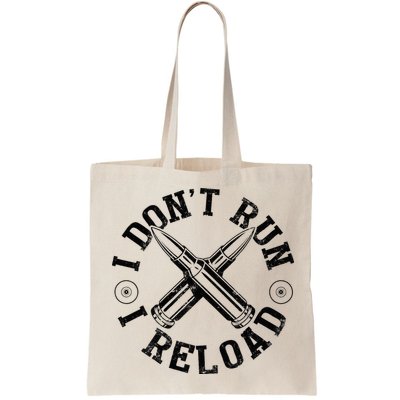 I DonT Run I Reload Gun Rights American Flag Patriots Back Bag