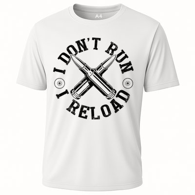 I DonT Run I Reload Gun Rights American Flag Patriots Back Performance Shirt