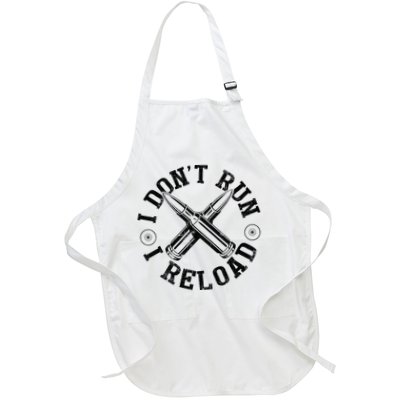 I DonT Run I Reload Gun Rights American Flag Patriots Back Apron