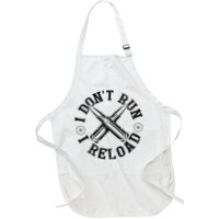 I DonT Run I Reload Gun Rights American Flag Patriots Back Apron