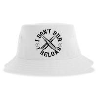I DonT Run I Reload Gun Rights American Flag Patriots Back Sustainable Bucket Hat