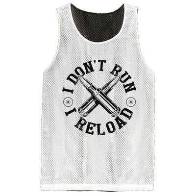 I DonT Run I Reload Gun Rights American Flag Patriots Back Mesh Reversible Basketball Jersey Tank