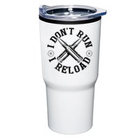 I DonT Run I Reload Gun Rights American Flag Patriots Back Tumbler
