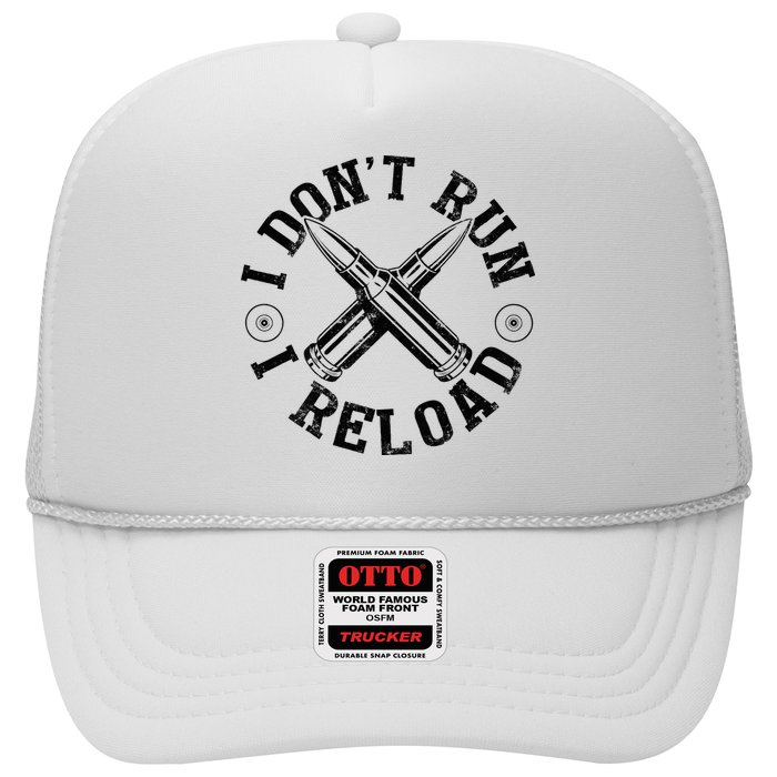 I DonT Run I Reload Gun Rights American Flag Patriots Back Hat