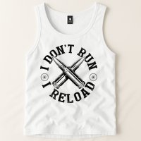I DonT Run I Reload Gun Rights American Flag Patriots Back Tank Top