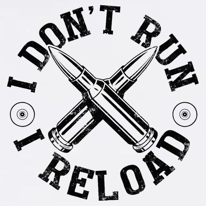 I DonT Run I Reload Gun Rights American Flag Patriots Back Kids T-Shirt