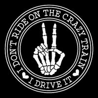 I Dont Ride The Crazy Train I Drive It Cooling Performance Long Sleeve Crew