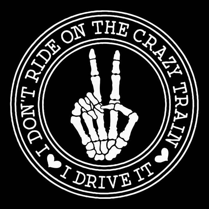 I Dont Ride The Crazy Train I Drive It Cooling Performance Long Sleeve Crew