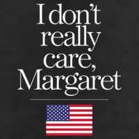 I DonT Really Care Margaret 7 Panel Mesh Trucker Snapback Hat