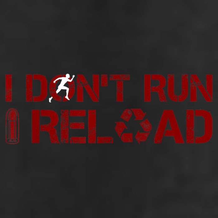 I Don't Run I Reload Funny Sarcastic Saying Beanie