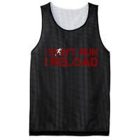 I Don't Run I Reload Funny Sarcastic Saying Mesh Reversible Basketball Jersey Tank