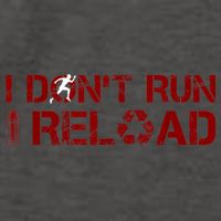 I Don't Run I Reload Funny Sarcastic Saying Vector Backpack
