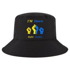 I'm Down Right Perfect Down Syndrome Day Socks Gift Cool Comfort Performance Bucket Hat