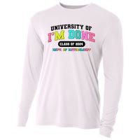 IM Done Retirement University Class Of 2024 Cooling Performance Long Sleeve Crew