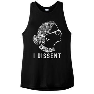 I Dissent Rbg Vote Rights Ladies PosiCharge Tri-Blend Wicking Tank