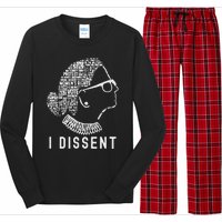 I Dissent Rbg Vote Rights Long Sleeve Pajama Set