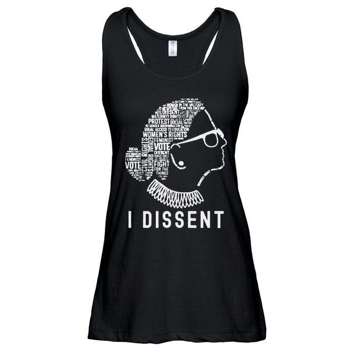 I Dissent Rbg Vote Rights Ladies Essential Flowy Tank