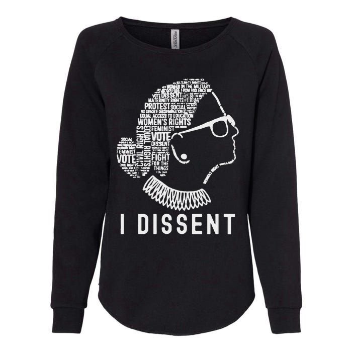 I Dissent Rbg Vote Rights Womens California Wash Sweatshirt