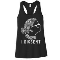 I Dissent Rbg Vote Rights Women's Racerback Tank