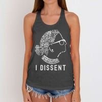 I Dissent Rbg Vote Rights Women's Knotted Racerback Tank