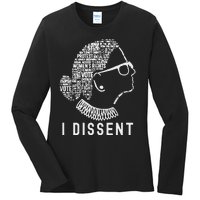 I Dissent Rbg Vote Rights Ladies Long Sleeve Shirt