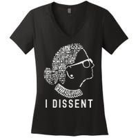 I Dissent Rbg Vote Rights Women's V-Neck T-Shirt