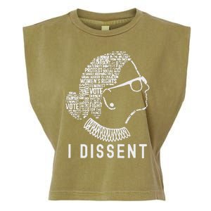 I Dissent Rbg Vote Rights Garment-Dyed Women's Muscle Tee