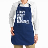 I Don’T Really Care Margaret Jd Vance Funny Minimalist Apron
