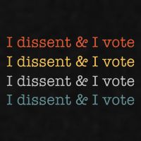 I Dissent Rbg Ruth Bader Ginsburg Feminist Ladies PosiCharge Tri-Blend Wicking Tank