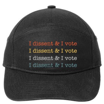 I Dissent Rbg Ruth Bader Ginsburg Feminist 7-Panel Snapback Hat